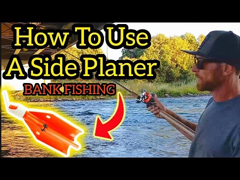 Fish like a BOAT from the BANK!! - use a side planer bank fishing - Fishing Tips - Fishing TRICKS