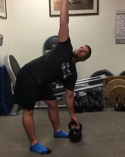 Windmill Kettlebell Exercise