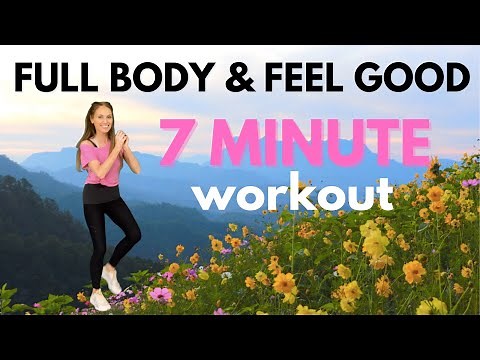 7 Minute Feel Good Workout at Home - Full Body Low Cardio - Boost Energy - by Lucy Wyndham-Read