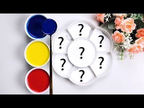 Surprising Color Mixing Recipes 🎨 Primary Colors Red, Blue & Yellow Paint Experiment