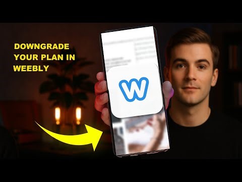 How To Downgrade Your Plan In Weebly 2025 (BEGINNER TIPS)