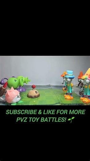 PvZ Toy Battle Setup — Who Will Win? 🌱🧟 | ASMR