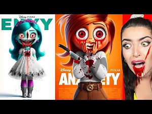 INSIDE OUT 2 IN AI DISNEY PIXAR MOVIE!? (Inside Out 2024 Growing Up Compilation)