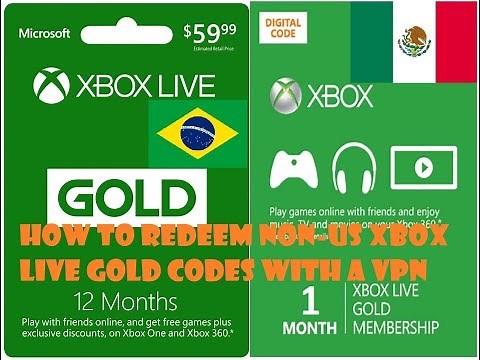 How to Redeem Region-Locked Non-US Xbox Live Gold Codes with a VPN