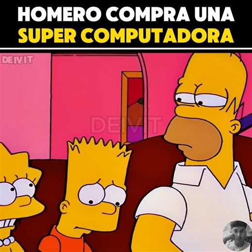 Homero compra una super computadora - Los Simpson | Deivit