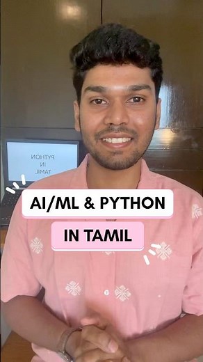 Python Programming in Tamil for Beginners. Learn AI, ML & Python - Videos in Channel. #tamil #ai #ml
