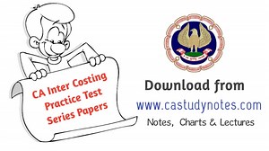 CA Inter Costing Full Syllabus Practice Test Series in PDF