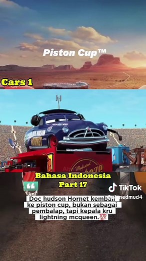 Cars 2006 - Part 17 Bahasa Indonesia #pistoncup #sceneikonik #disney #mcqueen #carsoftiktok