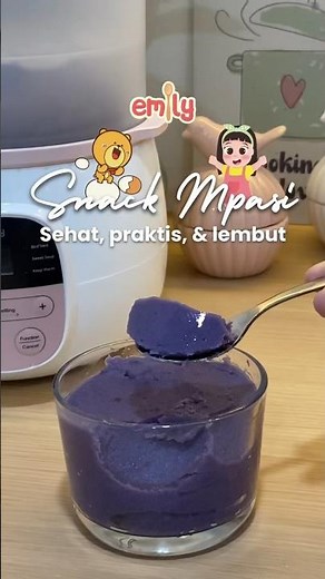Snack MPASI Ubi Ungu | Puding Tinggi Kalori🤩