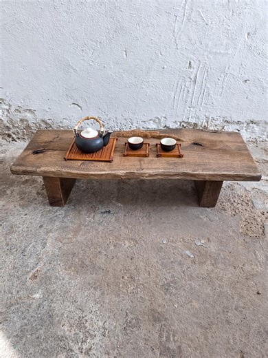 Meditationsbord Wabi Sabi tebord Cha Dao tebord Zenmöbler Teritualbord Japanskt bord Lågt tebord Gong Fu Cha - Etsy Sverige