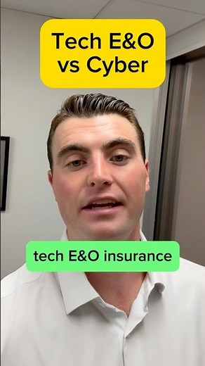 Tech E&O vs Cyber Insurance: What’s the Difference? #technology #insurance