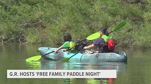 Grand Rapids offers free monthly kayaking rides