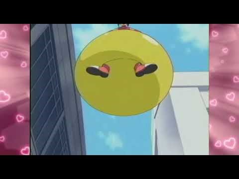 Digimon 02 - Kari Yagami Pants Inflation (Animation) (VHS Capture)