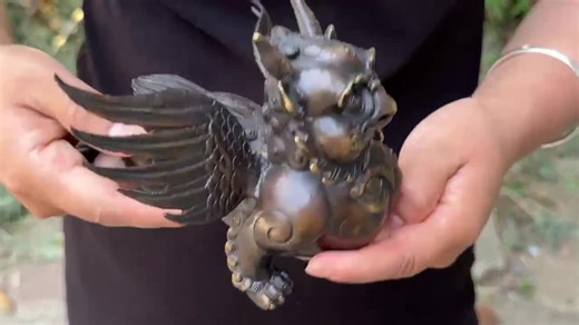 Copper Offering Buddhism Spread Wings Dapeng Bird Statue, Protection Guardian Animal Sculpture Collection Buddha Feng Shui Mythical - Etsy