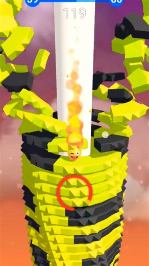 So Relaxing Yet So Hard! #shorts #gaming #stackyball #trendingsong #playinggamesk