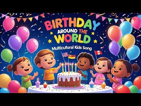 Happy Birthday Around the World 🌎 Multicultural Kids Song
