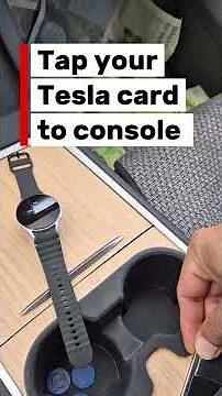How to pair the T BLE KEY app with your Tesla! #smartwatch #tesla #teslamodely #teslamodel3
