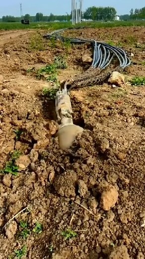 35K views · 246 reactions | How to install electrical cables in the ground easily | Machine Equipment | Facebook
