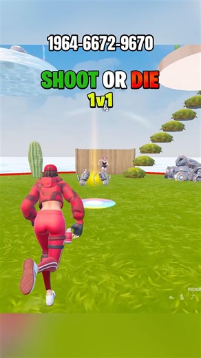 SHOOT OR DIE - Fortnite (1v1) 😭🙏 / Map Code: 1964-6672-9670 #fortnitemap #fortnite #gaming #funny