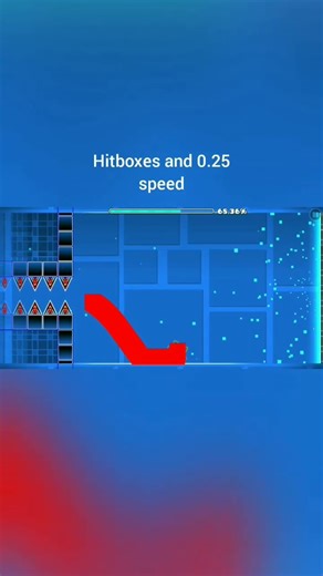 hardest straight fly? (hacked showcase) #geometrydash #shorts #foryou