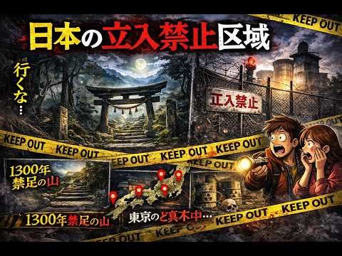 【日本の立入禁止区域】なぜ入れない？1300年禁足の山と東京のど真ん中の禁区