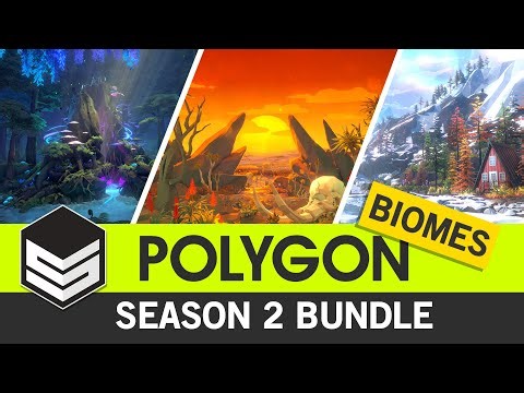 POLYGON Nature Biomes Season Two - Low Poly 3D Art by #syntystudios