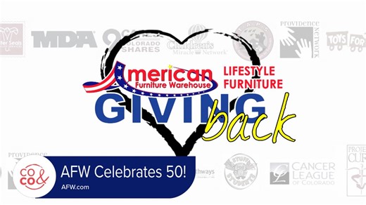 Celebrate 50 Years of American Furniture Warehouse