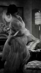 Louise Brooks dancing in the 1929 silent film “Pandora’s Box” directed by G. W. Pabst, produced by Nero-Film AG, Germany. Behind her we see something that may go noticed .. a painting of Louise as Pierrot the clown with guitar, pining for the love of Columbine. | ArtDeco.Joe