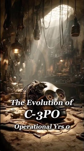 Evolution of C-3PO #starwars #c3po #evolution #robot