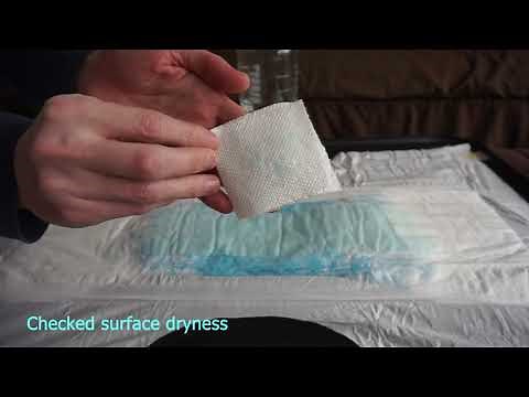 Seni Super Quatro Adult Diaper Unboxing / Capacity Test