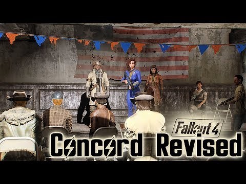 Fallout 4 Unlocked Content - CONCORD REVISED - Improved Concord & Museum Of Freedom With New Metro