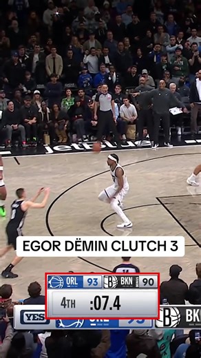 DEMON TIME 😈 #egordemin #brooklynnets #nba | basketball game