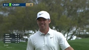 Paul Casey makes birdie at the turn at THE PLAYERS