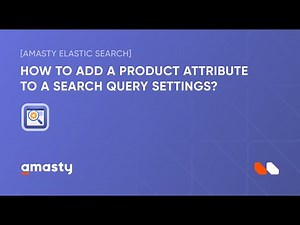 Amasty Magento Elastic Search Extension: How to Add a Product Attribute to a Search Query Settings?