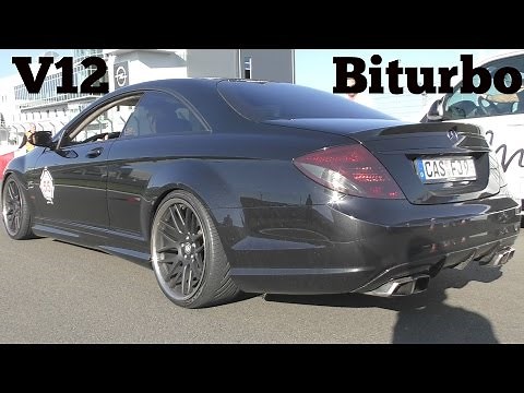 589HP Mercedes CL600 AMG- V12 Sounds!
