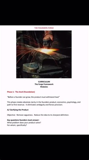 The framework is comprised of 36 learning modules through 7 phases.There is nothing out there like this. This is a blue print I wrote for small business | Nick Thomas | Facebook