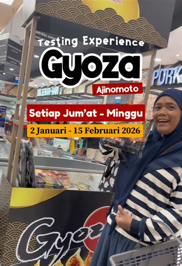 Cicipi Gyoza Gratis Jepang di Supermarket!