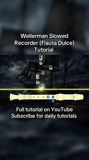 How to play « Wellerman » on recorder #recorder #flute #flautadulce #flauta