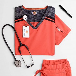 Monday Motivation: NEW Dickies scrubs have arrived! New colors, styles & prints from the Dickies scrubs you know & love 🥰 ⭐ New color Tangelo ⭐ New Limited Edition Heathered Contrast scrubs ⭐ New color Cool Citrus ⭐ New prints Shop Dickies: https://bit.ly/2KPk3CQ | Uniform Advantage