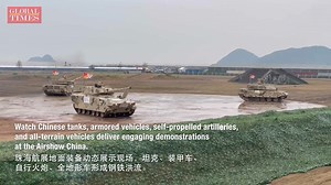 Watch Chinese tanks, armored vehicles, self-propelled artilleries, and all-terrain vehicles deliver engaging demonstrations at the #AirshowChina2024. #SoaringDream | Global Times