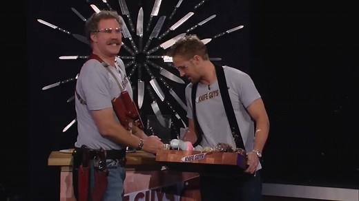 Never forget that Ken is also a Knife Guy! #TBT #Oscars #RyanGosling #WillFerrell