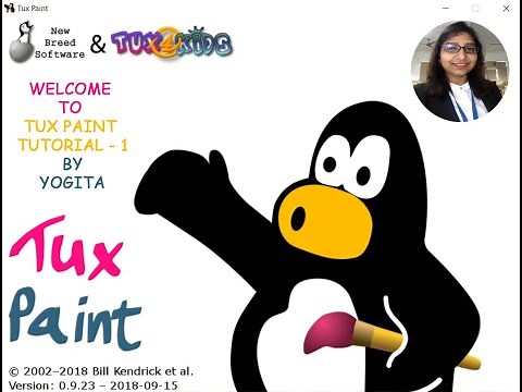 How to fill the color in Tux Paint?