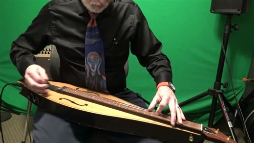 Musician Plays Pink Floyd's 'Brain Damage' on Dulcimer