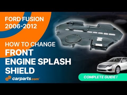 How to replace the Front Engine Splash Shield 2006 - 2012 Ford Fusion 🛡️