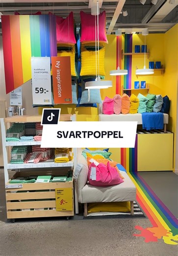 Nya färger på SVARTPOPPEL kuddfodral