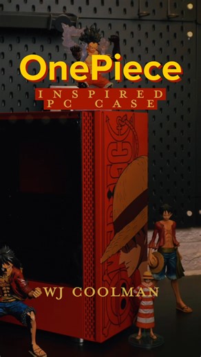 Monkey D. Luffy inspired PC CASE by WJ Coolman #reelsinstagram #luffy #onepiece #pccase #pc #fyp #foryoupage #collector #anime #animefan | EASY PC