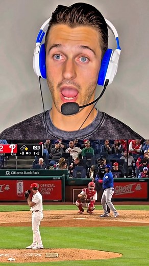 “Big fan of SpongeBob😐” #mlb #baseball #announcer #commentator #funnymoments #phillies #philadelphiaphillies #spongebob | JBergs