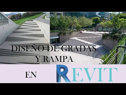 COMO HACER GRADAS Y RAMPA PARA ESPACIOS PÚBLICOS EN REVIT - TUTORIAL