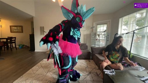 Fursuit Friday! they made me wear a tutu? opening packages from the community!