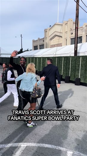 Travis Scott Shines at Fanatics Super Bowl Party